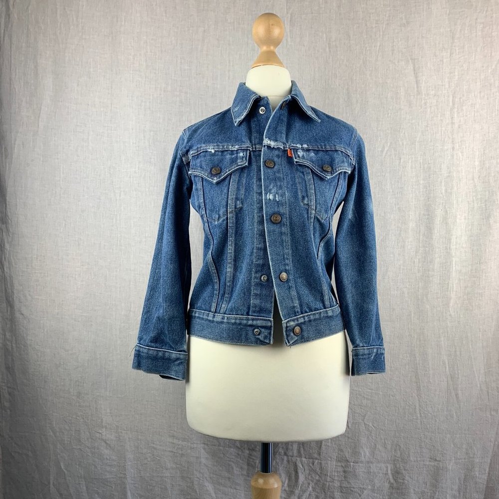 Levi's Orange Tab Blue Denim in Denim (XXS)  - FL-JK-005